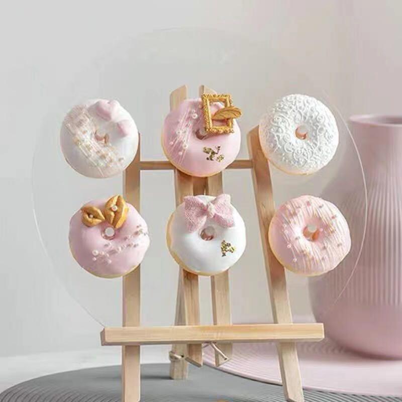 欧式架子架台甜甜铁艺展示道具甜品摆件烘培橱窗面包婚礼蛋糕店圈