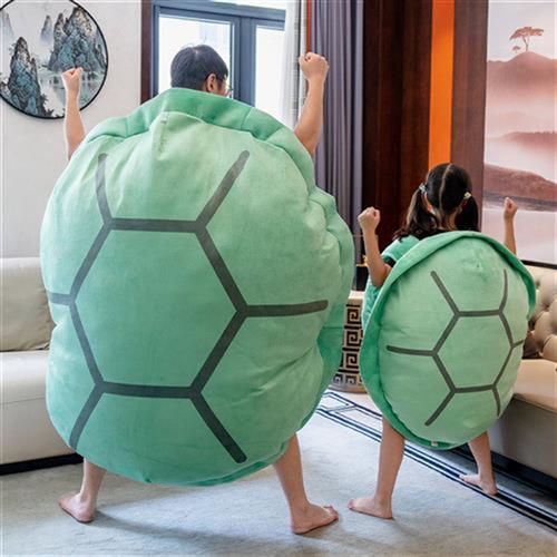 乌龟玩具巨型抱枕玩偶龟壳衣服乌龟壳可穿戴蜜公仔睡袋毛绒玩具超