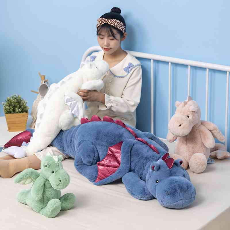 赛特嘟嘟新款小飞龙毛绒玩具抱着睡觉的恐龙玩偶可爱柔软公仔礼物