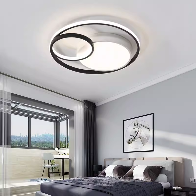 卧室灯主卧2024年新款流行LED现代简约大气吸顶灯