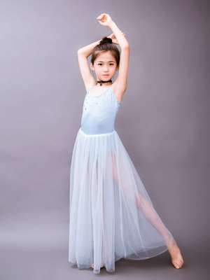 儿童舞蹈服装女童练功服夏季幼儿芭蕾舞裙考级服中国舞女孩跳舞裙