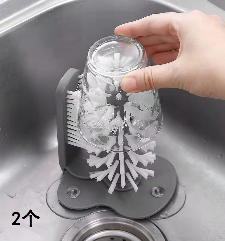 2个洗杯子机器自动刷神器电动懒人刷奶瓶水杯360度清洗餐厅去茶渍