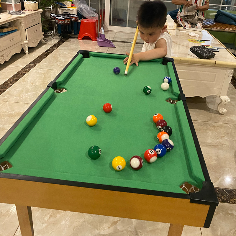 儿童台球孩子6男孩台球桌家用迷你桌球台玩具桌面小型室内桌球8岁