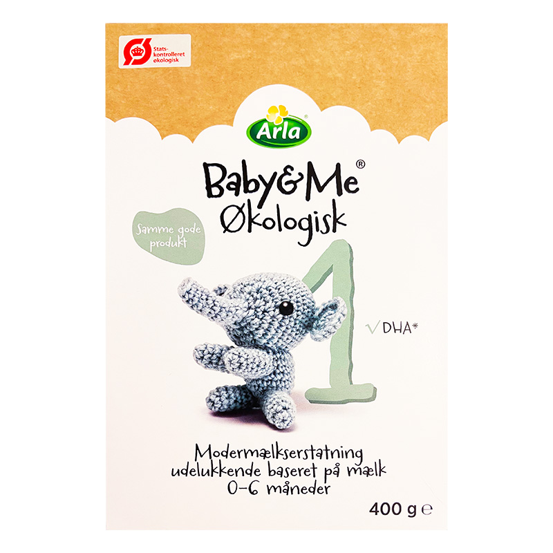 丹麦阿拉arla原装进口婴幼儿有机奶粉 一段段盒装400g 0-6个月