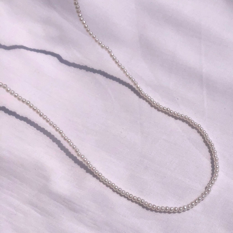 青岛外贸流行饰品欧美原单正品新款质感气质珍珠简约百搭精品项链
