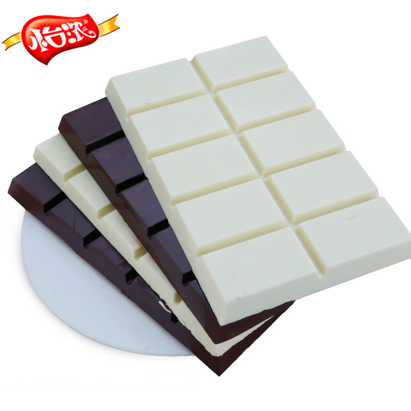 怡浓白巧克力砖烘培黑巧克力大板块原料厂家直供diy手工多口味