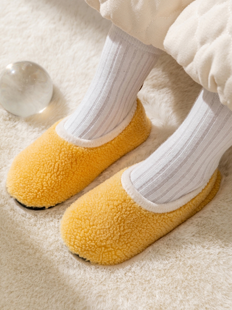 儿童棉拖鞋包跟防滑软底室内家居秋冬保暖地板袜幼儿加绒加厚袜套