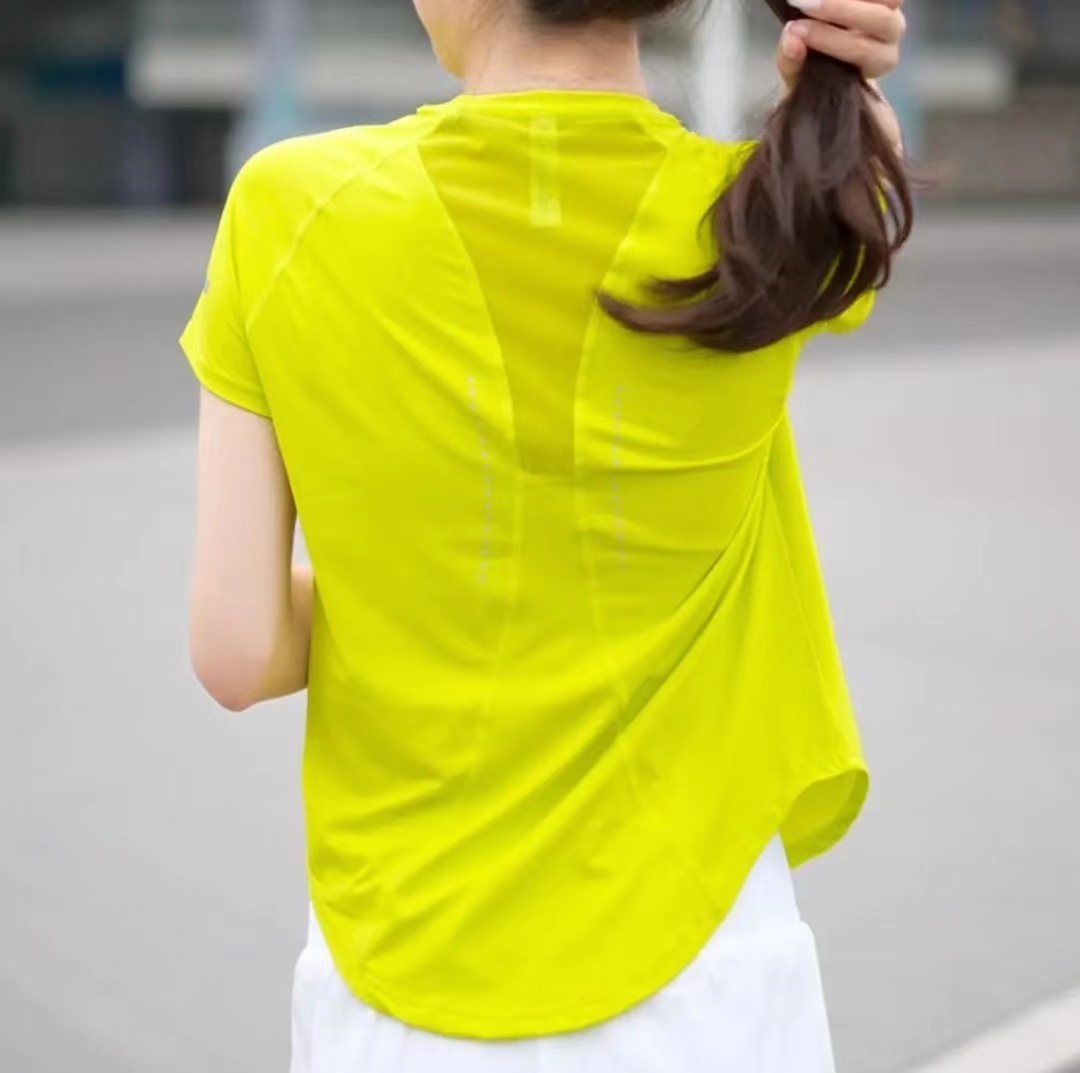 cosleaf/科里芙瑜伽服女运动训练短袖速干t恤户外专业跑步健身衣