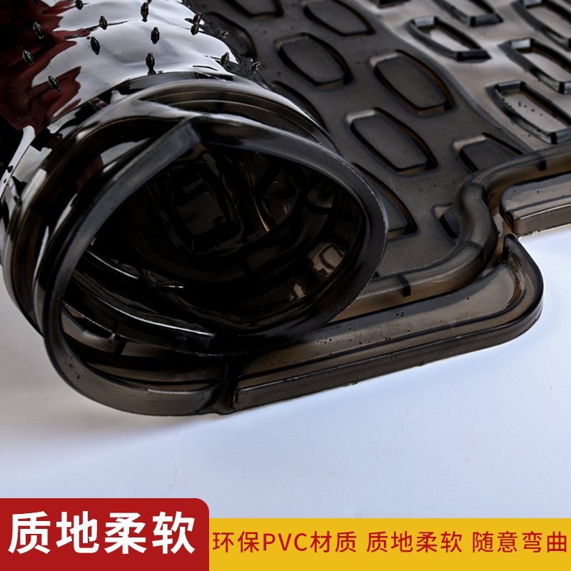 汽车脚垫通用地垫易清洗透明pvc车用驾驶室脚踏垫塑料PVC全车套装