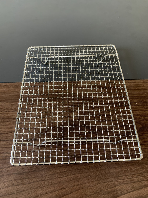 304不锈钢烧烤网长方形 烘焙工具 沥油网架 蛋糕晾网 冷却架 托盘