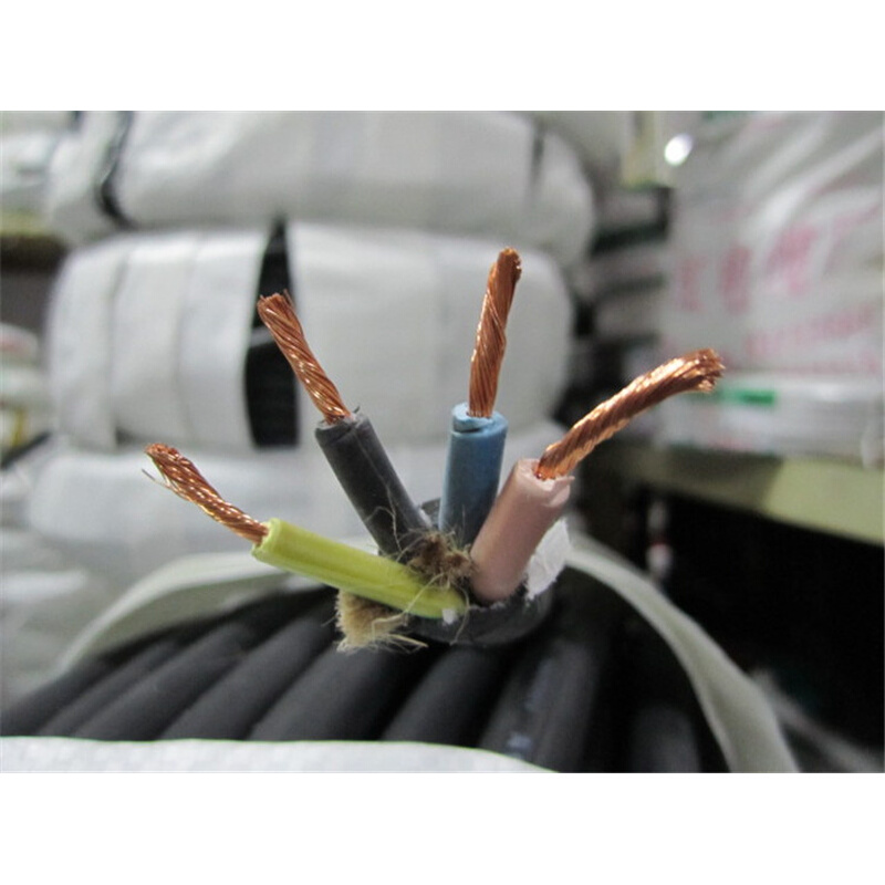 江苏南洋国标YZ3*4+1*2.5平方橡胶橡套电线电缆铜芯软线地缆线