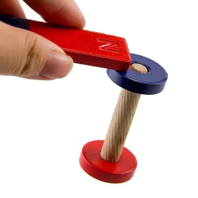 。大号磁铁套装磁铁玩具环铁磁U蹄型条形圆吸石粉铁片。