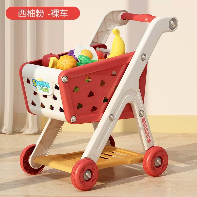 购物车玩具儿童宝宝超市小推车大号1一3女孩过家家水果切切乐男孩