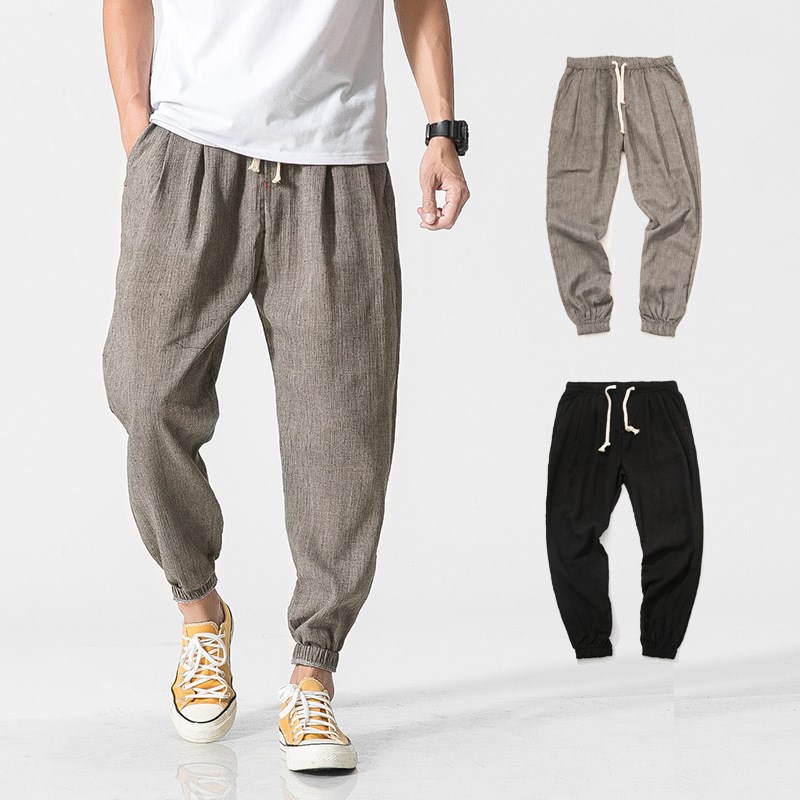 Casual Harem Pants Jogger Men Fitness Trousers Male 2019