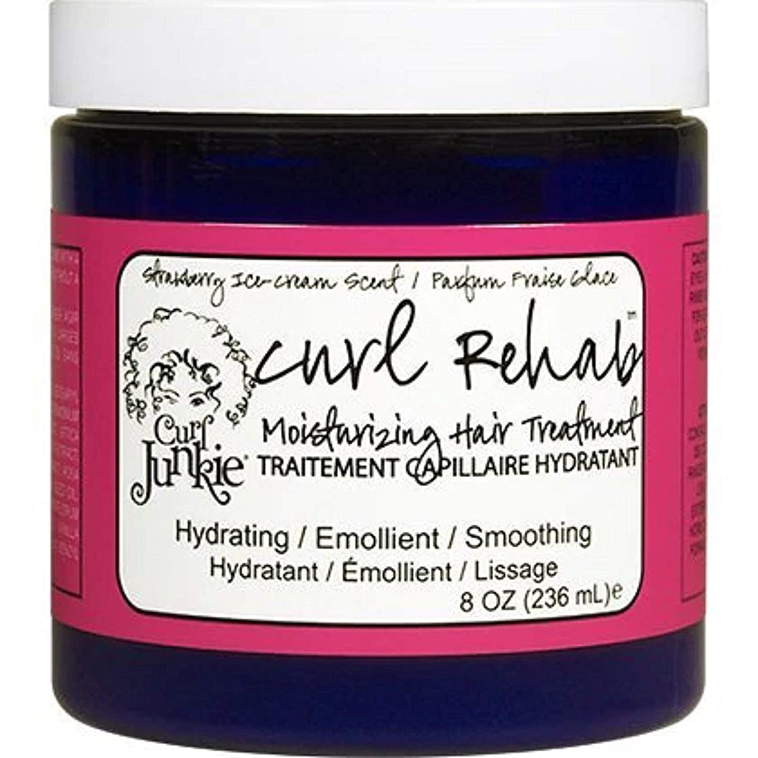现货Curl Junkie Curl Rehab Moisturizing Hair Treatment - 8oz