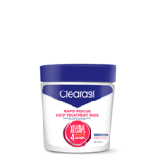 美国进口Clearasil水杨酸快速祛痘深层治疗清洁棉片 90片