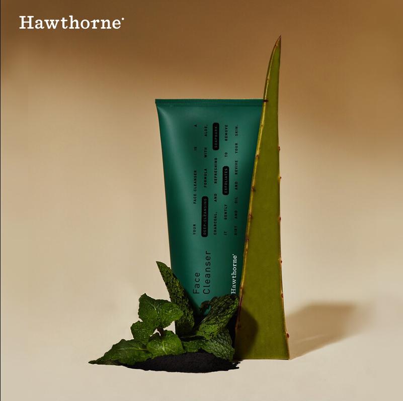 Hawthorne-去角质焕活净化深层清洁毛孔黑头舒缓男士洁面乳 118ml