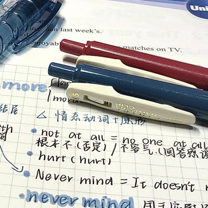 日本ZEBRA斑马JJ15复古中性笔SARASA新复古5色手账标记学生用笔芯