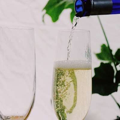 小酒窝时光2支装水晶p香槟杯创意玻璃高脚红酒杯套装 单拍不发