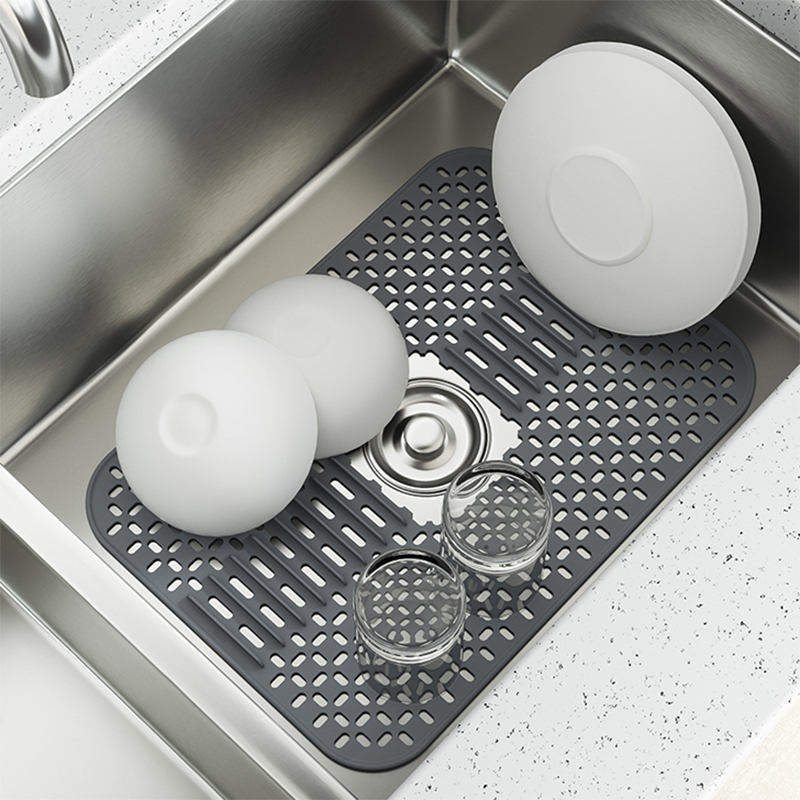 硅胶镂空垫厨房水槽垫沥水板洗碗槽防滑垫多功能隔热垫加厚碗盘垫