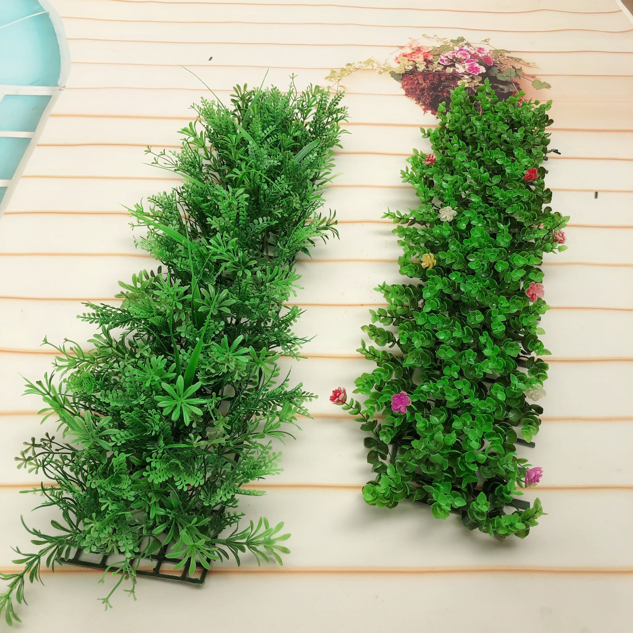 仿真塑料绿植草坪花草插花餐厅网吧隔断平台阳台凹槽装饰植物