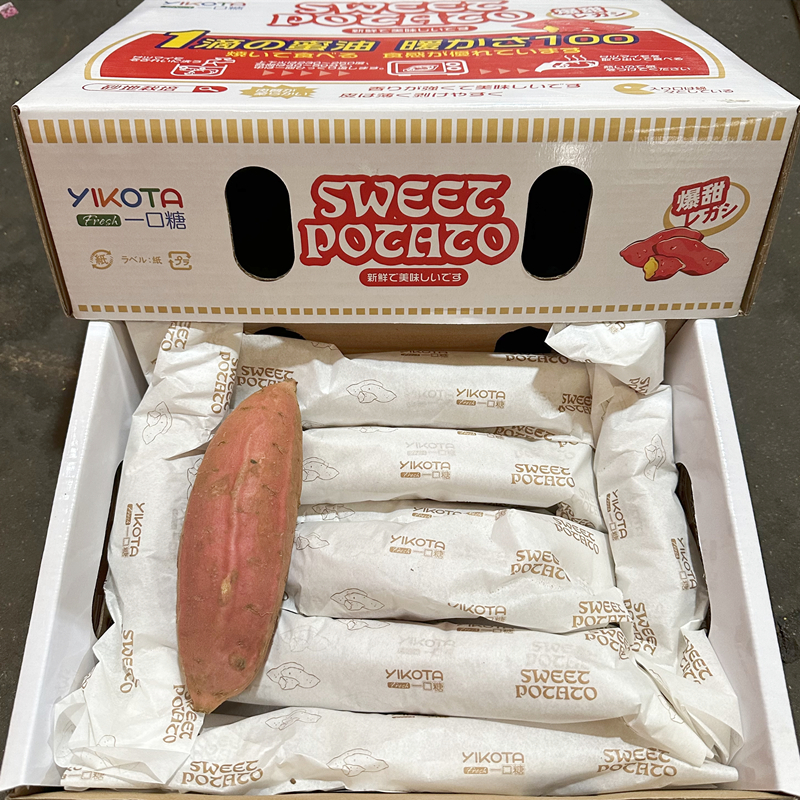 现货一口糖爆甜番薯5斤礼盒装适合烤香甜红薯地瓜红芋新鲜好 包邮