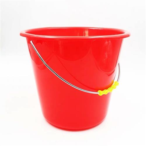 加厚耐摔红桶大容量手提塑料水桶洗衣桶泡脚钓鱼桶家用熟胶储水桶
