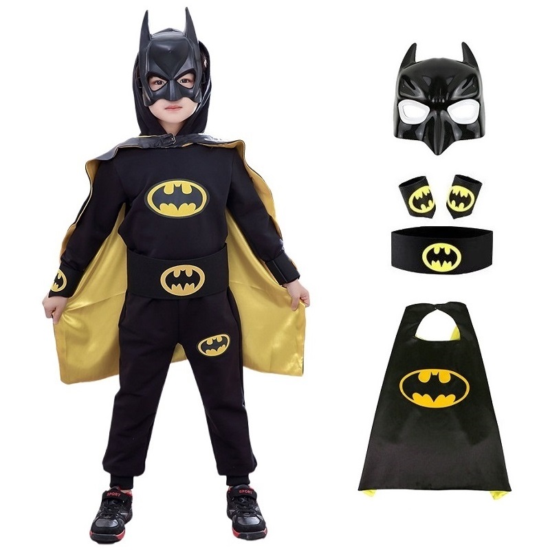 六一节儿童服装男童蝙蝠侠套装衣服cosplay吸血鬼舞会角色扮演服
