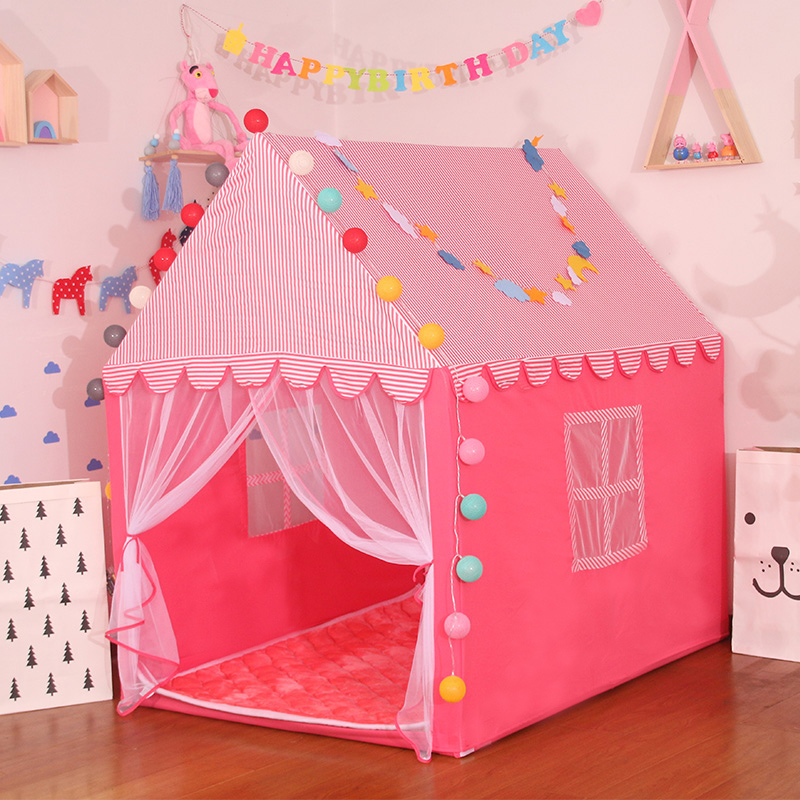 儿童帐篷超大房子家用玩具屋男孩女孩睡觉分床神器室内梦幻游戏屋
