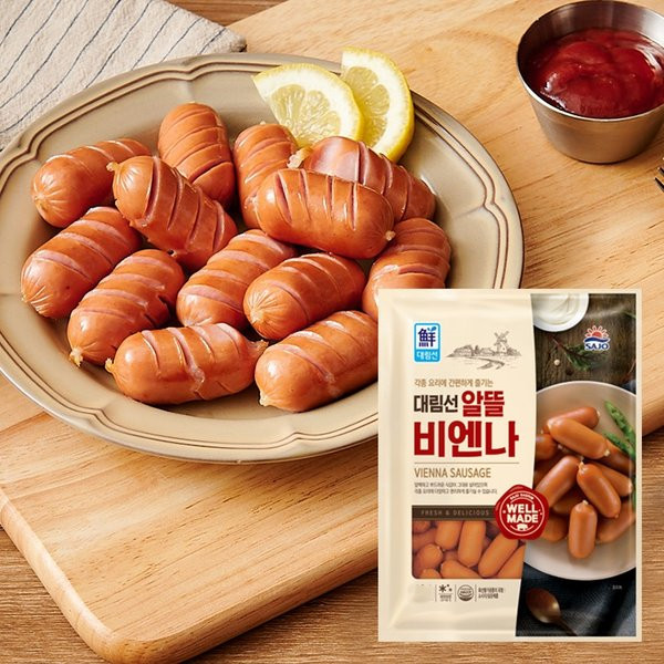 韩国代购大林维也纳香肠迷你脆脆肠小香肠烧烤香肠1kg
