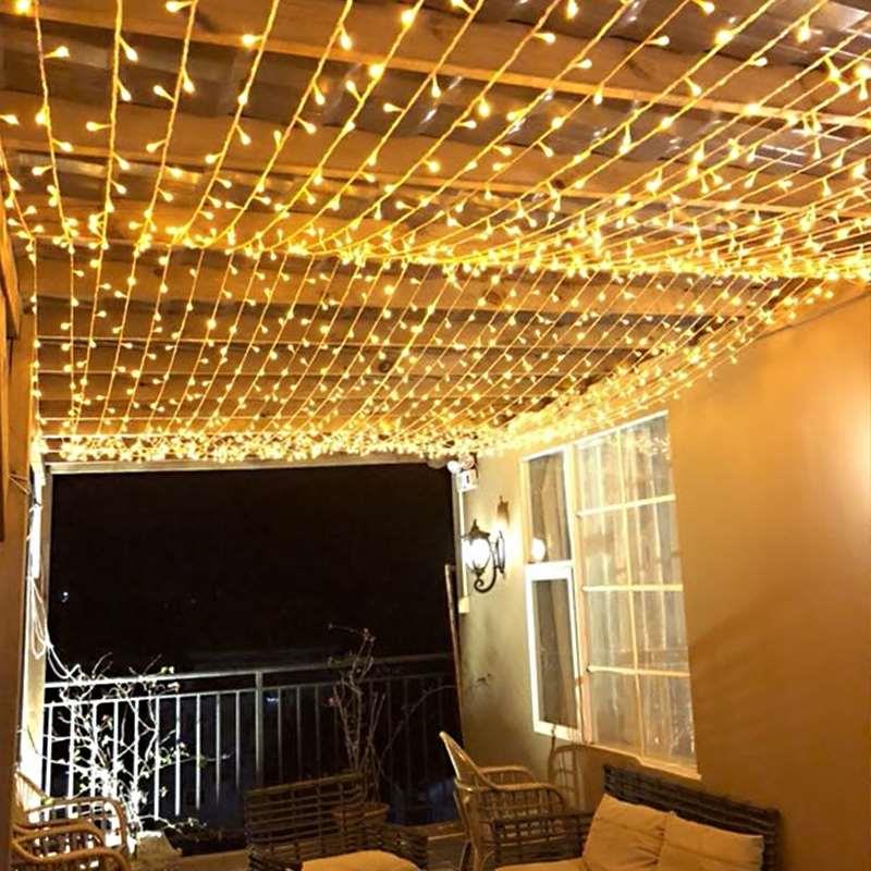 LED小彩灯闪灯串灯满天星星灯串户外防水庭院阳台圣诞装饰氛围灯