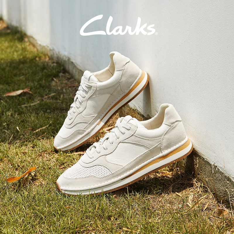 Clarks其乐工艺系列托尔休闲跑鞋时尚复古运动鞋休闲德训鞋男