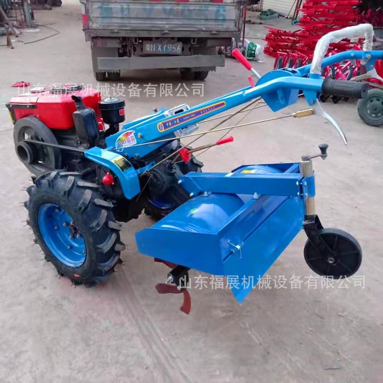 低油耗土壤整理机械 12马力小型手扶拖拉机 多功能田园拖拉机