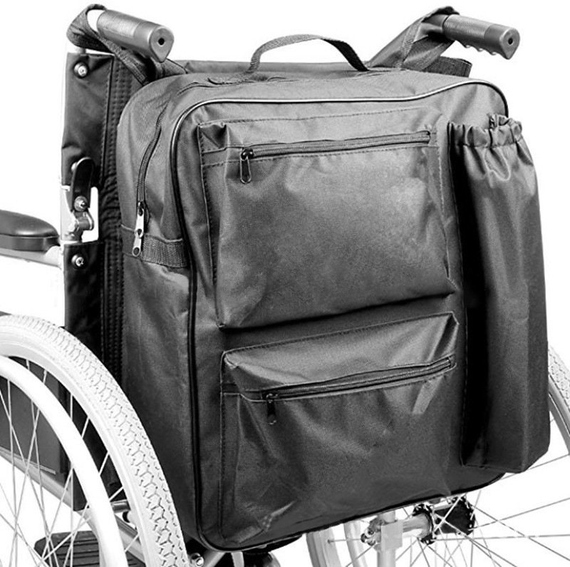 外出轮椅防水收纳袋便携式推车悬挂防水轮椅挂包老年人轮椅包轮椅