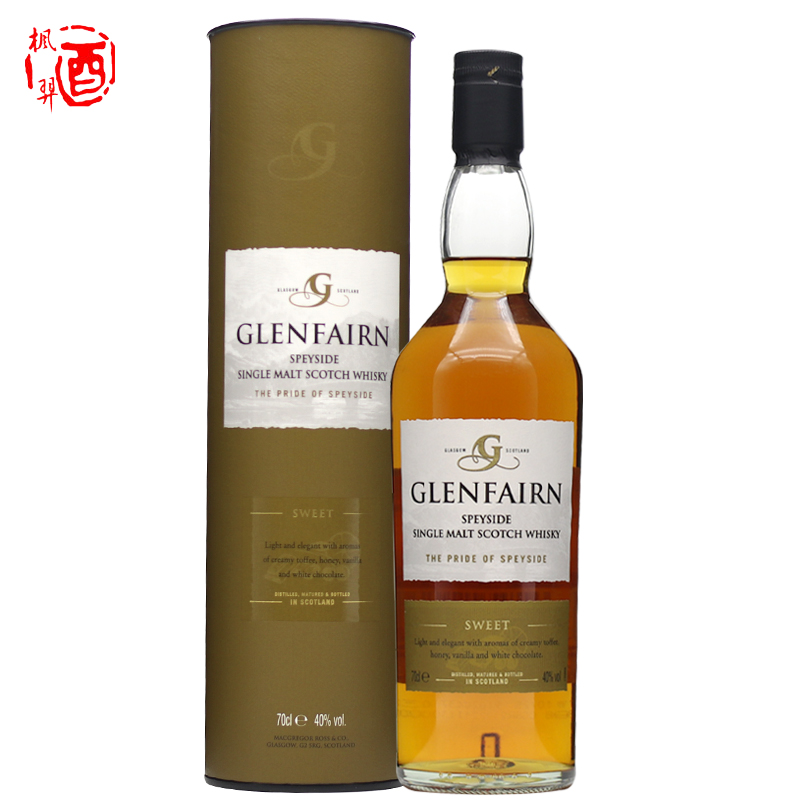 英国原装进口洋酒 Glenfairn格兰乐林斯佩塞单一麦芽威士忌 700ml