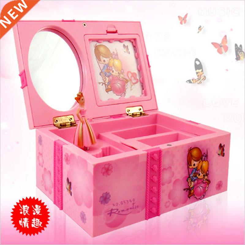 Dream Girl Music Box Childrens Musical Jewellery Box Rectang