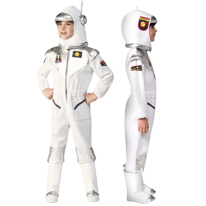 太空服儿童宇航员服装儿童万圣节cos六一学校舞台服飞行员演出服