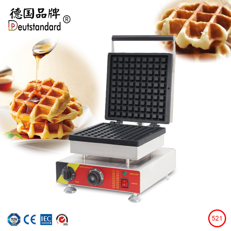 新款华夫炉格子Q饼烘烤华夫饼电热烤饼机咖啡馆商用松饼机设备