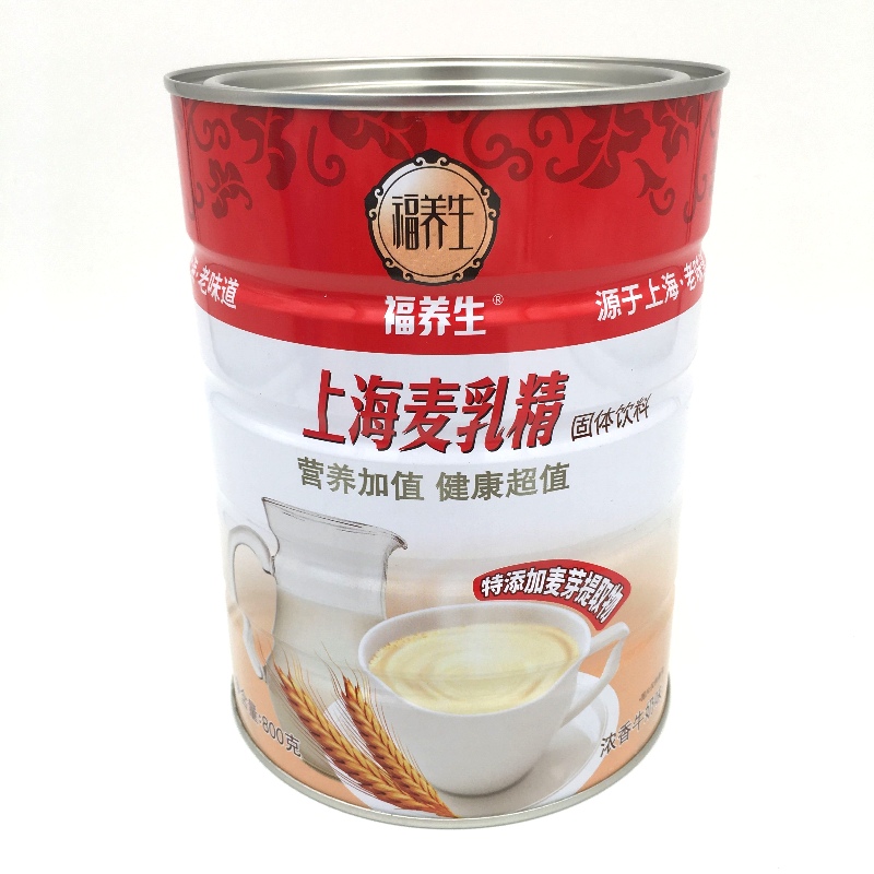 上海福养生麦乳精/福牌乐口福怀旧零食浓香牛奶味可可味固体饮料