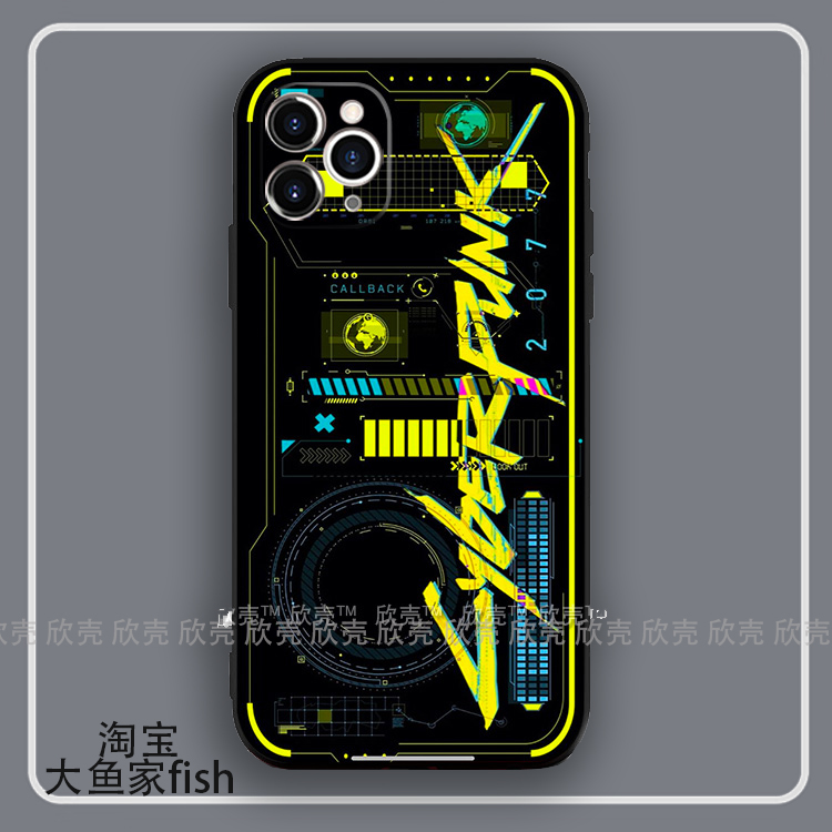 Cyberpunk 2077赛博朋克手机壳适用iphone15pro苹果14plus硅胶xs max小米6一加ACE2华为mate60红米k60荣耀v78
