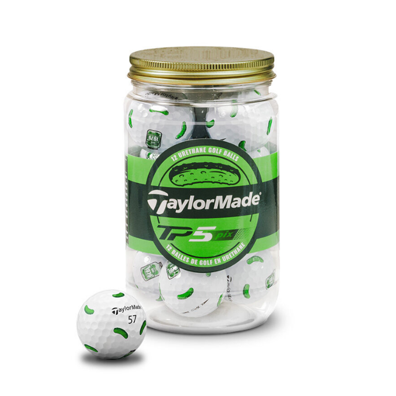 正品Taylormade泰勒梅TP5 PIX PICKLE 5层全新无缝小白球高尔夫球
