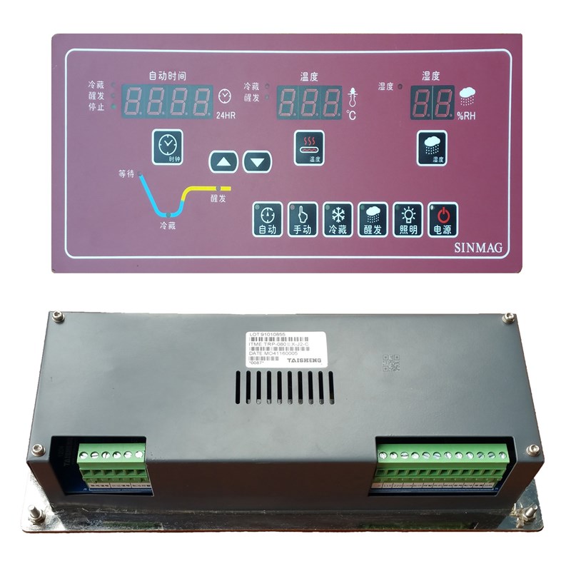 新麦冷藏醒发箱控制面板TRP-0A80IIX-J2-C冷藏醒发箱主板