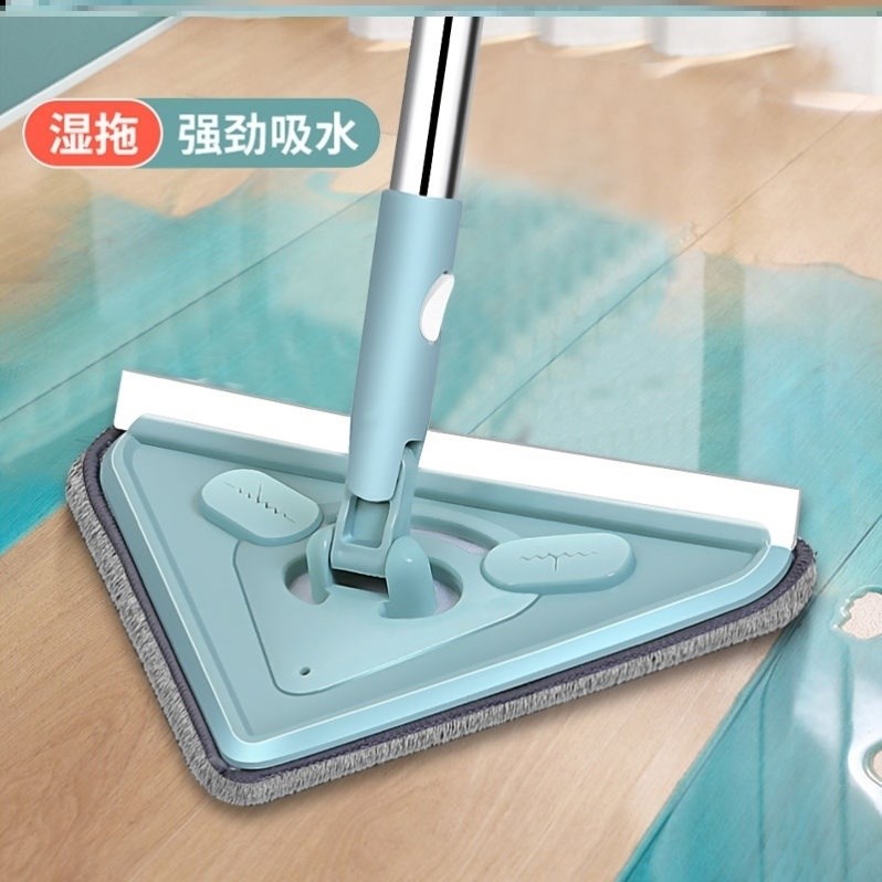 洗厨房墙神器打扫天花板灰尘清洁去污伸缩的三角拖把洗擦玻璃地板