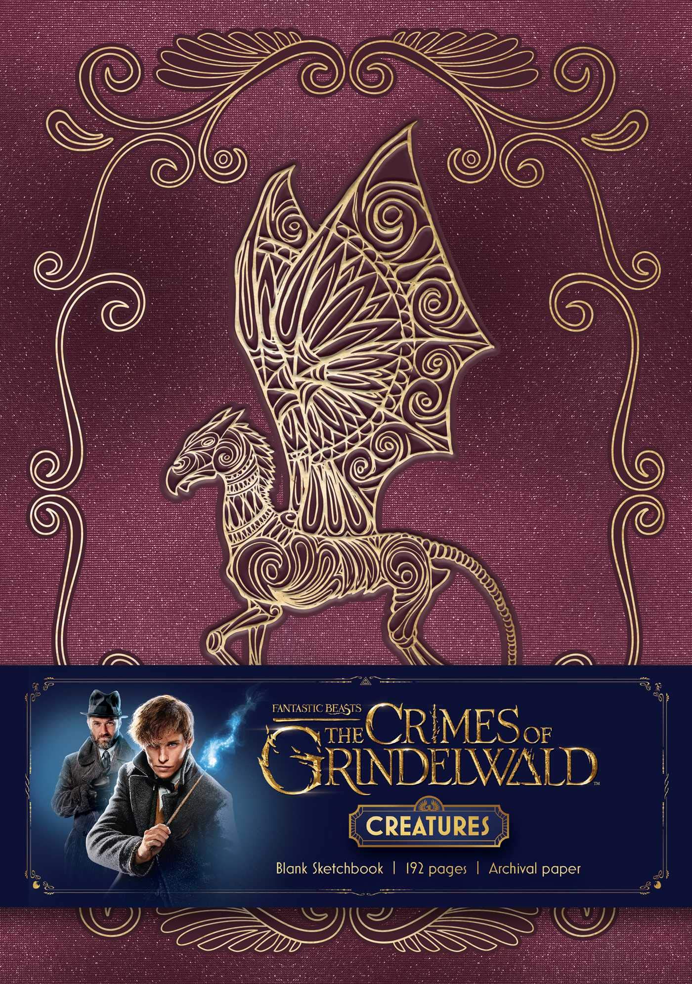 英文原版 神奇动物2 魔法生物速写本 格林德沃之罪 Fantastic Beasts: The Crimes of Grindelwald: Magical Creatures Sketchbook