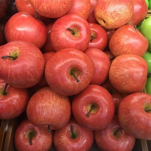 仿真水果红青苹果 农家乐装饰假苹果模型 高仿真青苹果玩具