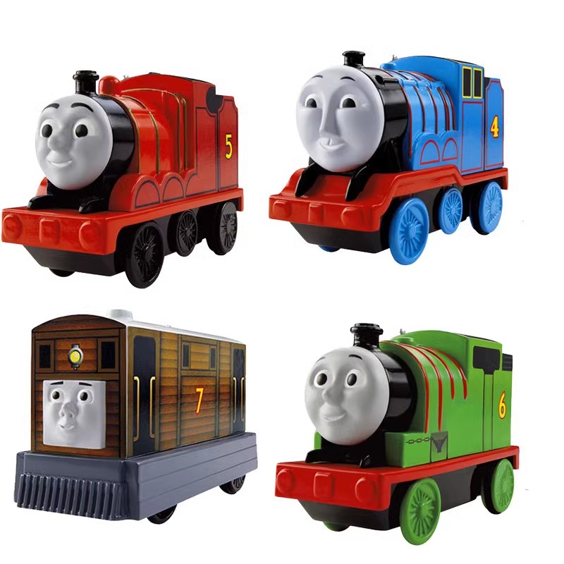 正版托马斯和朋友电动小火车头莱恩培西勇宝高登轨道火车儿童玩具