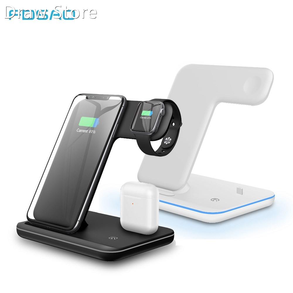 FDGAO Wireless-Charger Dock-Stand Apple Airpods iPhone Watch