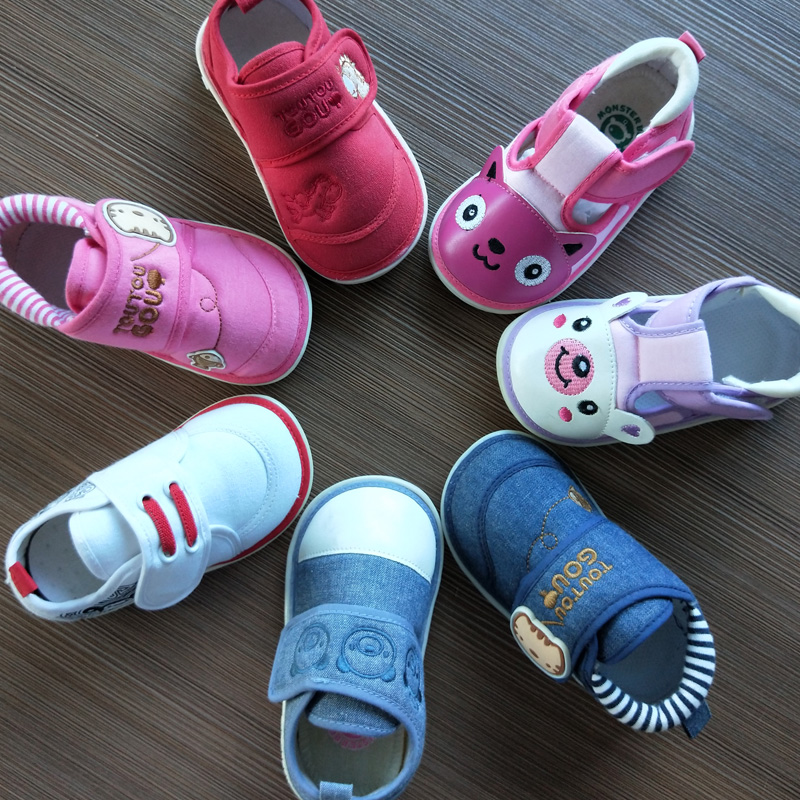 儿童宝宝学步鞋叫叫软底婴儿会响男1-2岁春秋鞋小白鞋春秋款运动