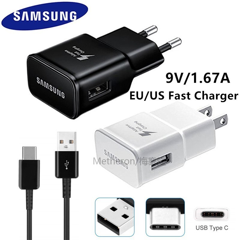 Original Samsung Fast Charger 15w Charge EU Adapter Usb C Ca