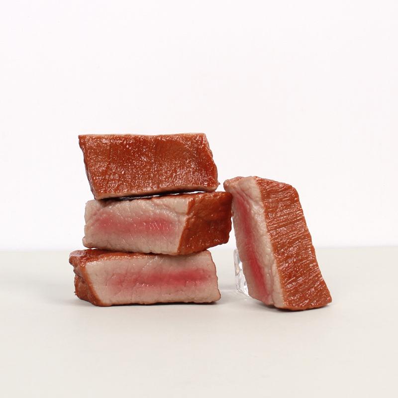 仿食物肉块冰箱WER-01贴假真西牛冷牛烧肉块装饰道具美食红牛肉菜